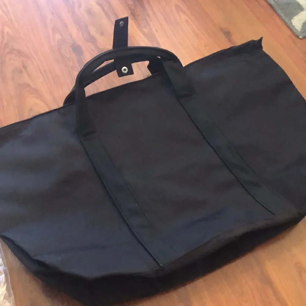 NEW Paco Rabanne XL Black duffel bag Carry bag travel bag